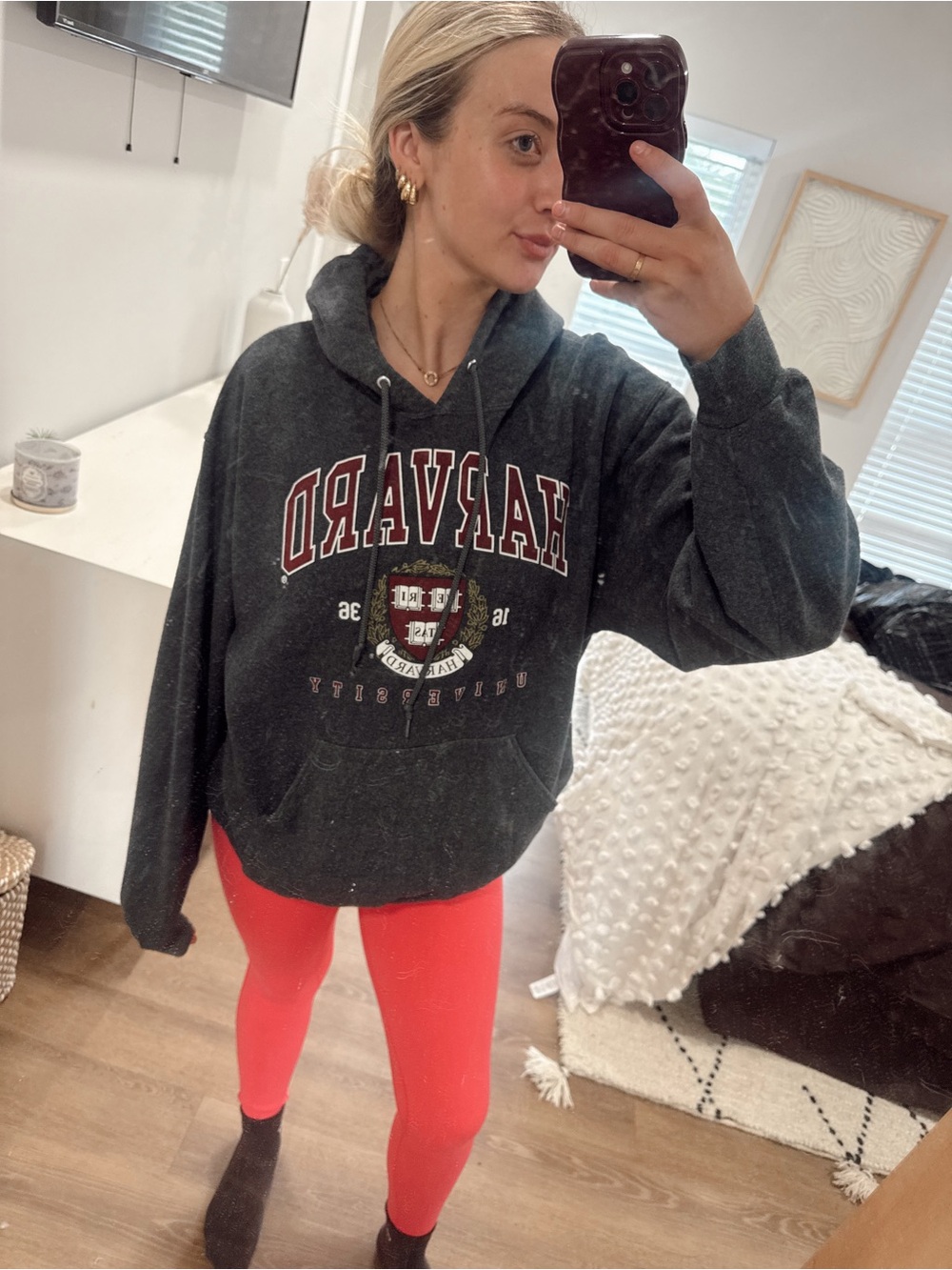 HARVARD hoodie L - Picture 2 of 13